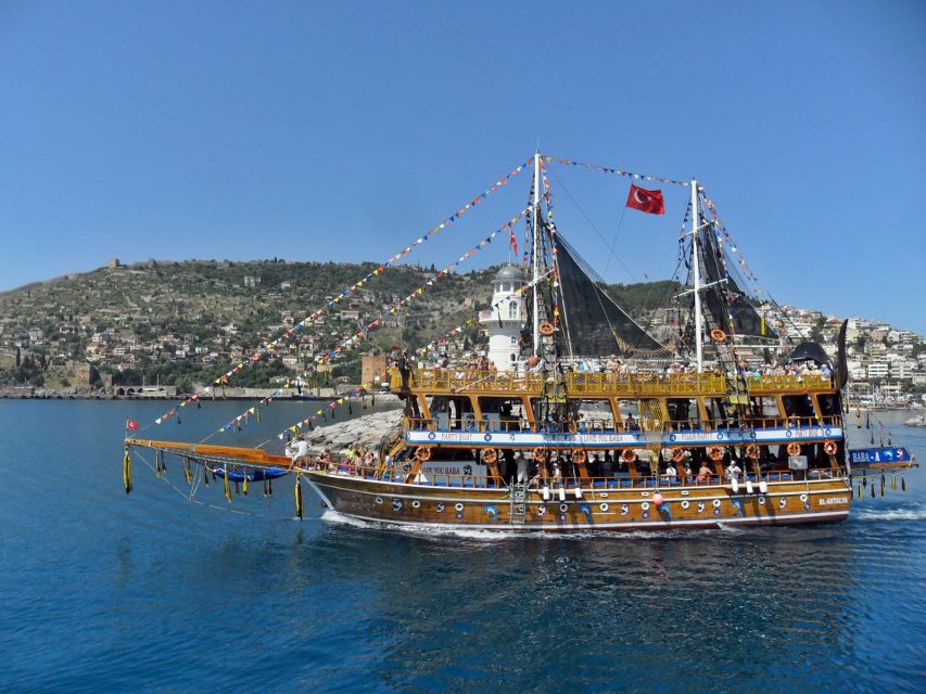 Alanya: Pirate Boat Tour With Unlimited Soft Drinks & Lunch - Transportation and Accessibility