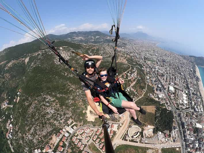 Alanya: Tandem Paragliding With Cleopatra Beach Landing - Cleopatra Beach Landing Experience