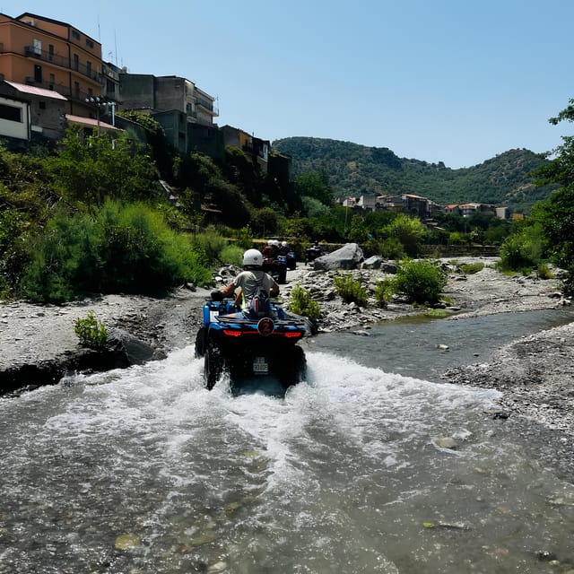 Alcantara: Valley and Gurne Dell'alcantara ATV Adventure - Itinerary