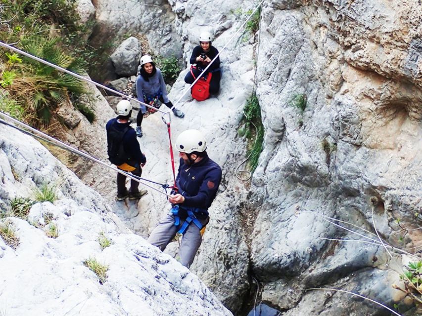 Alicante: Sord Ravine Canyoning Tour - Itinerary Details