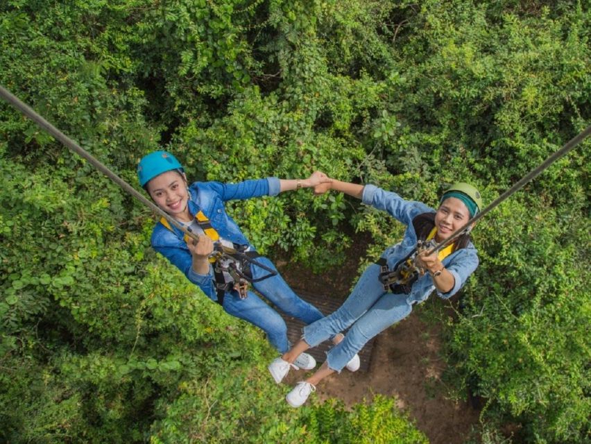 Angkor Wat Sunrise With Zipline Eco-Adventure Tour - Inclusions of the Tour