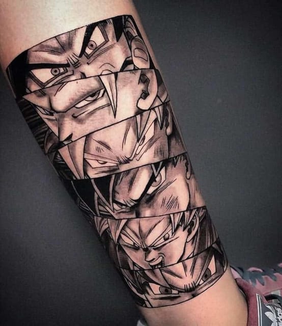 Anime Manga Tattoo Session Tokyo Japan Dragon Ball Pokemon - Popular Anime and Manga Choices