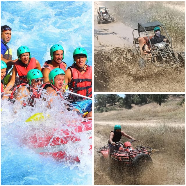 Antalya: Buggy or Quad and Rafting Tour With Lunch - Inclusions and Important Information