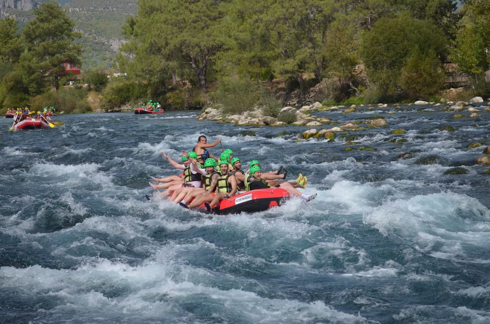 Antalya: Canyoning, Rafting, Quad, Jeep & Zipline With Lunch - Rafting Adventure