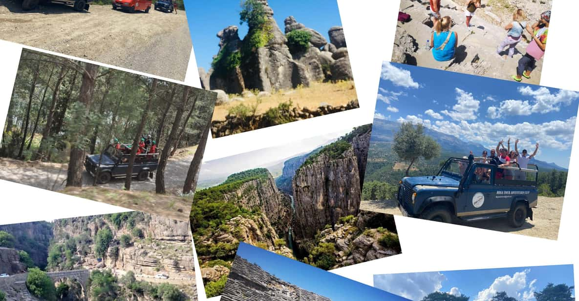 Antalya: Jeep Safari Tazı Canyon, Selge Theater Adam Kayaları - Experience Details