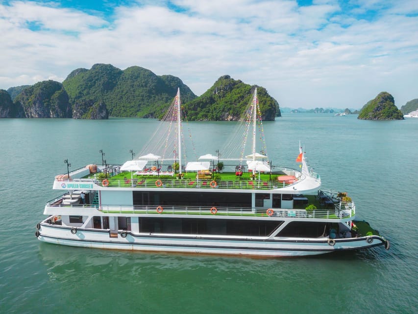 Apollo Luxury 5 Star Cruise Halong Bay One Day Tour - Inclusions and Amenities