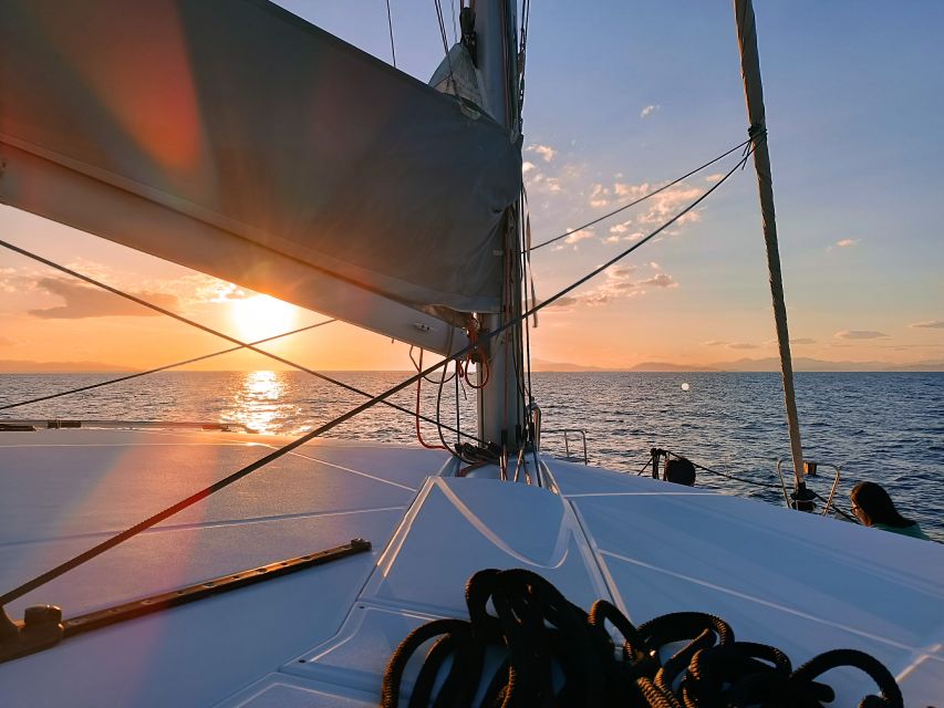 Athens: Catamaran Cruise With Light Lunch and Wine - Included Amenities