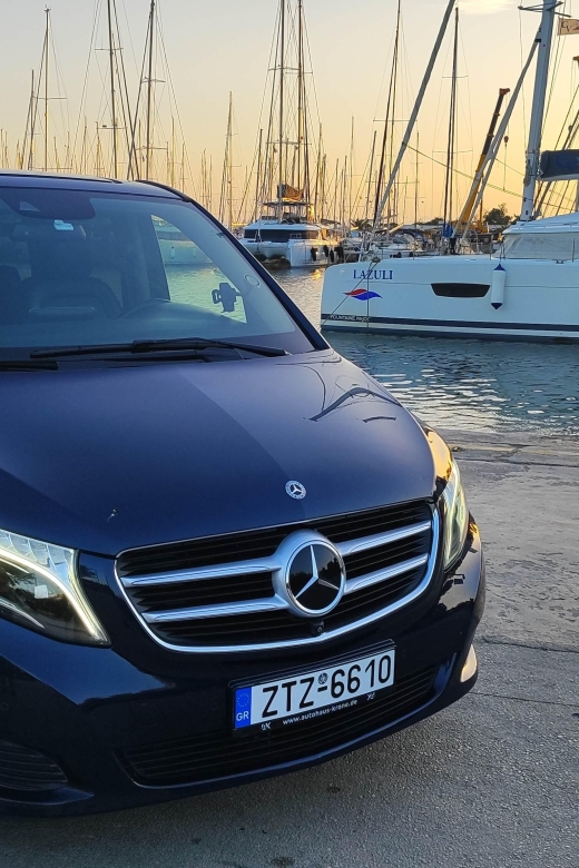 Athens: Mercedes V-Class Luxury Airport, Port, City Transfer - Driver and Assistance