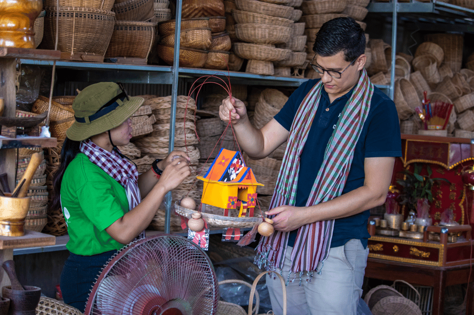 Authentic Siem Reap: Tuk Tuk Countryside and Sunset Tour - Basket Shop Insights