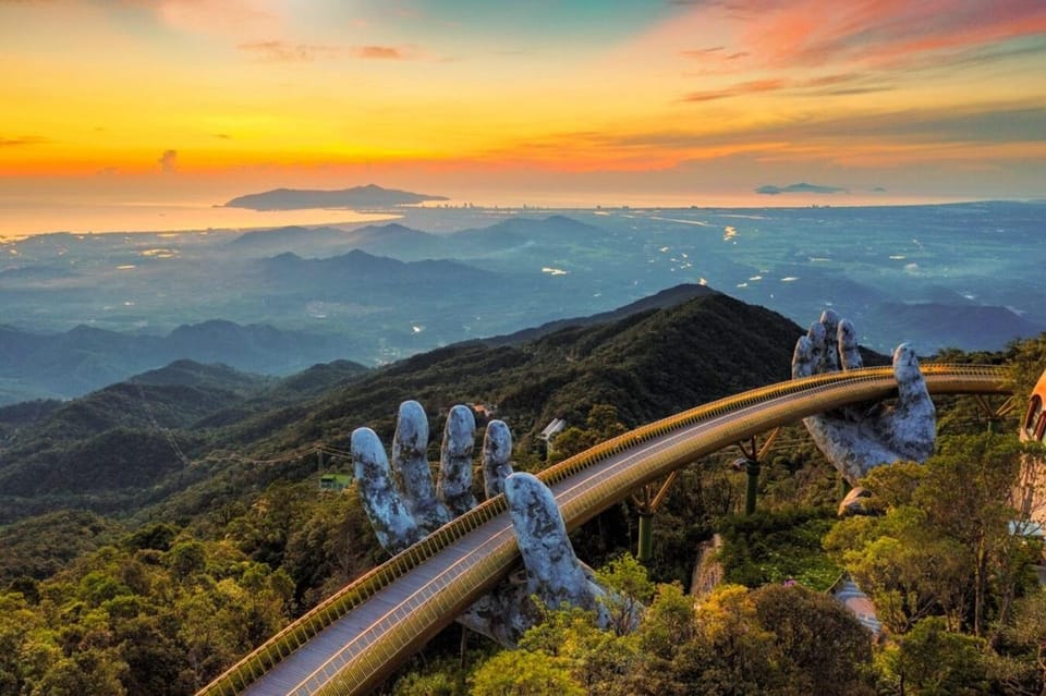 Ba Na Hill With Golden Hand Bridge - Scenic Cable Car Ride