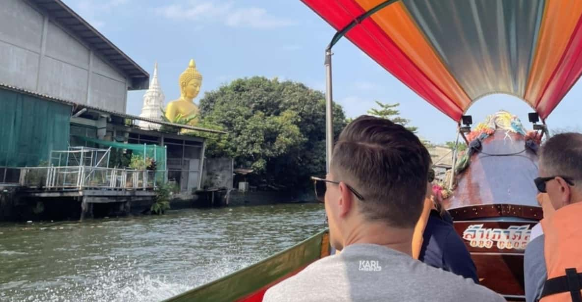 Bangkok : Private Canals Tour & 2 Temple With Hotel Pick up - Boat Ride Experience