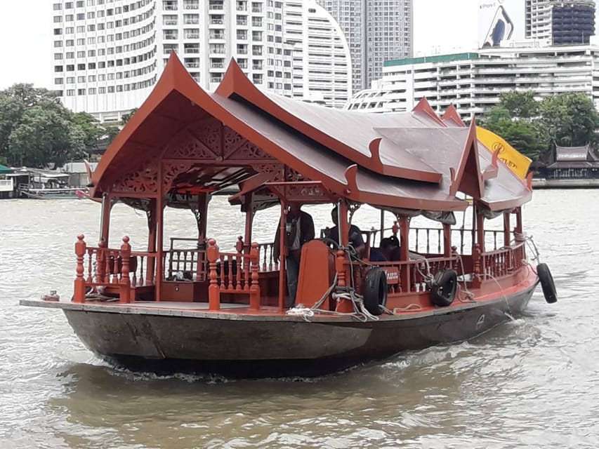 Bangkok: Rice Barge Chao Phraya River Cruise - Included Amenities