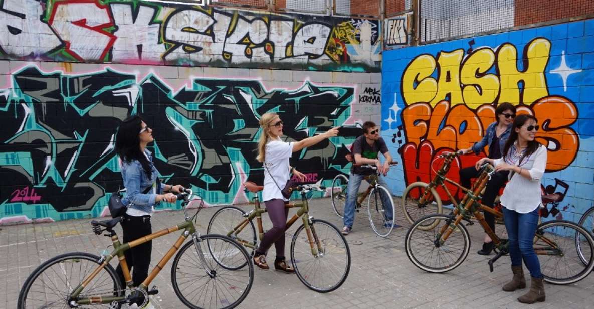 Barcelona: 3.5-Hour Street Art Tour by Bamboo Bike - Tour Highlights