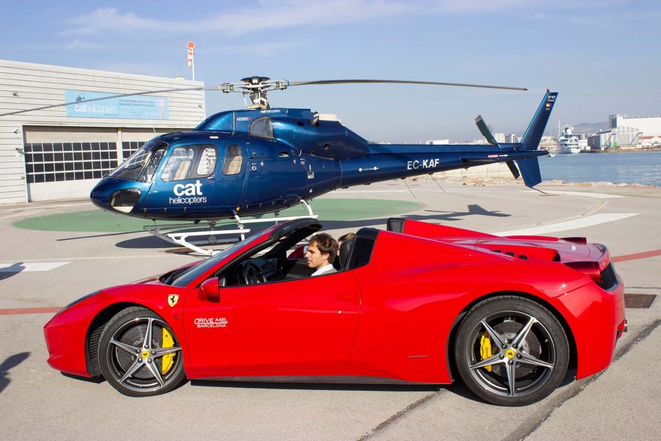 Barcelona: Ferrari Driving and Helicopter Experience - Helicopter Tour Highlights