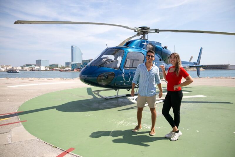 Barcelona: Helicopter Flight Over Barcelonas Coastline - Panoramic Aerial Views of Barcelona