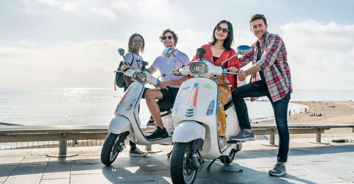 Barcelona Icons & Panoramic Views 4 Hours Scooter Tour - Key Stops