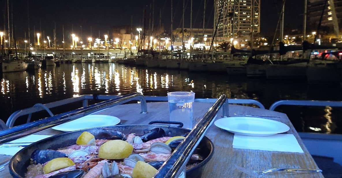 Barcelona: Private Evening Cruise With Dinner and Drinks - Dining and Beverage Inclusions