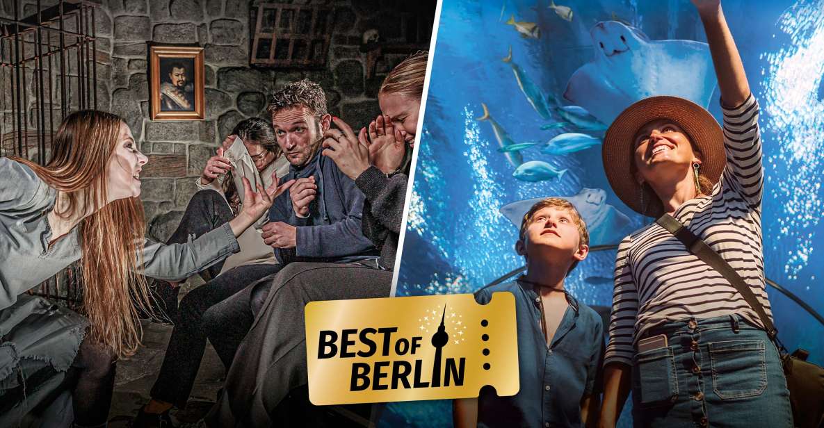 Berlin: Combi Ticket SEA LIFE & Berlin Dungeon - Exploring the Berlin Dungeon