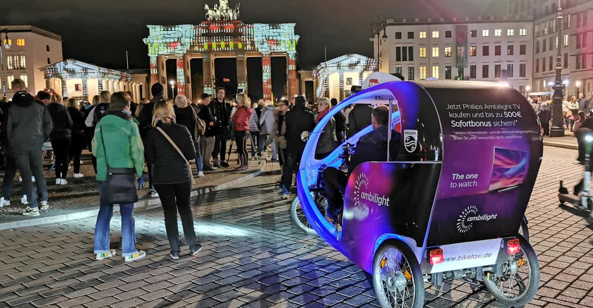 Berlin: Illuminated Berlin by Lit-up Bike Taxi - Important Information and Recommendations