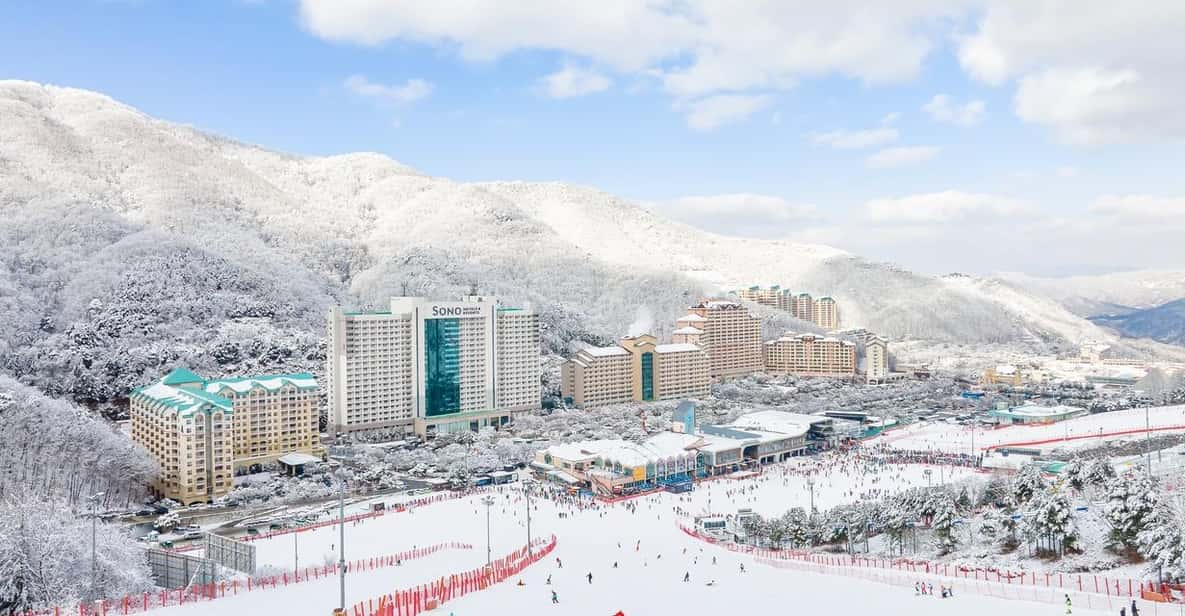 Beyond Seoul: Ski&Sled Adventure at Sono Belle Vivaldi Park - Transportation and Pickup