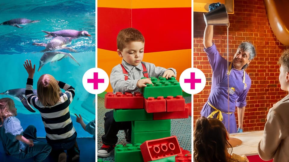 Birmingham: Cadbury World + SEA LIFE + LEGOLAND Discovery - Accessibility and Flexibility