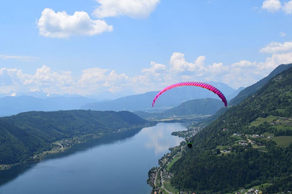 Bodensdorf, Carinthia: Tandem Paragliding Flight - Itinerary Details