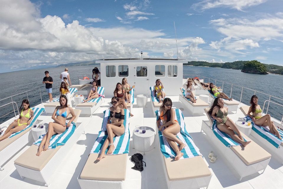 Boracay: Red Whale Party Cruise W/ Snacks & Water Activities - Live DJ and Entertainment