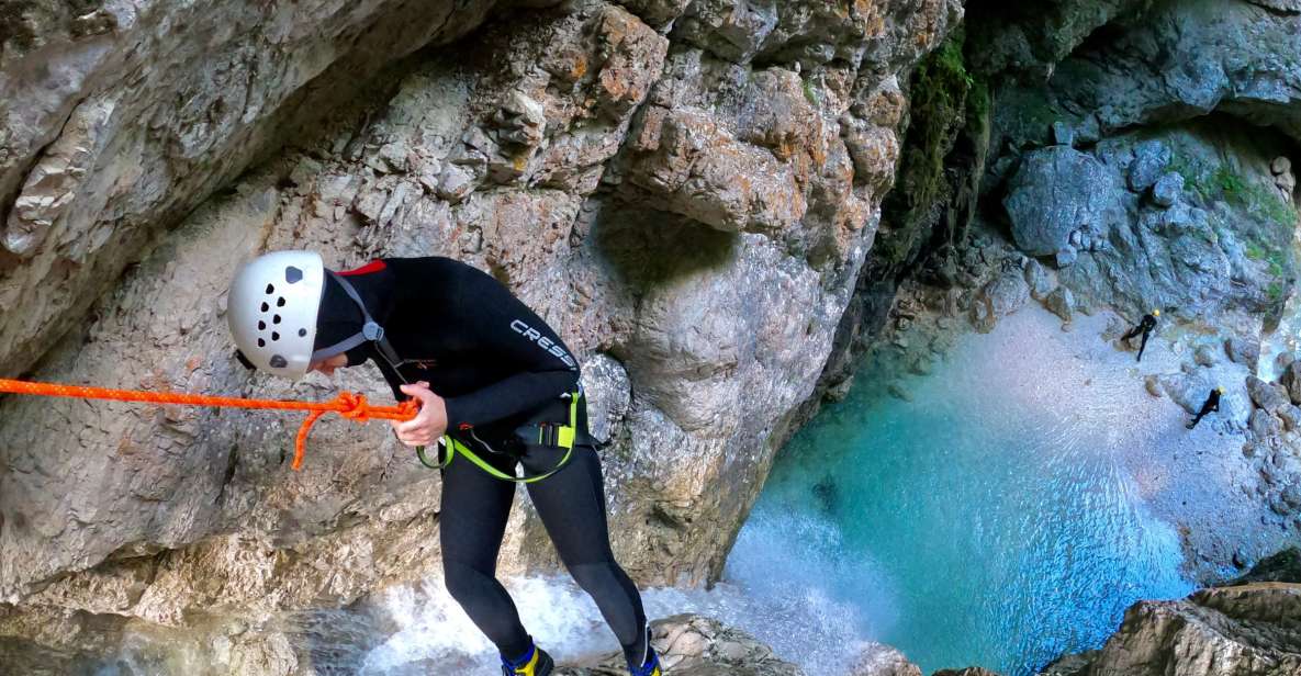 Bovec: Beginners Canyoning Guided Experience in Fratarica - Highlights of Fratarica Canyon