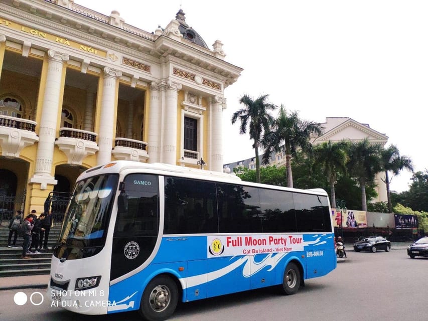 Bus Cat Ba to Ha Noi ( Seating Bus + Speed Boat ) - Itinerary Details