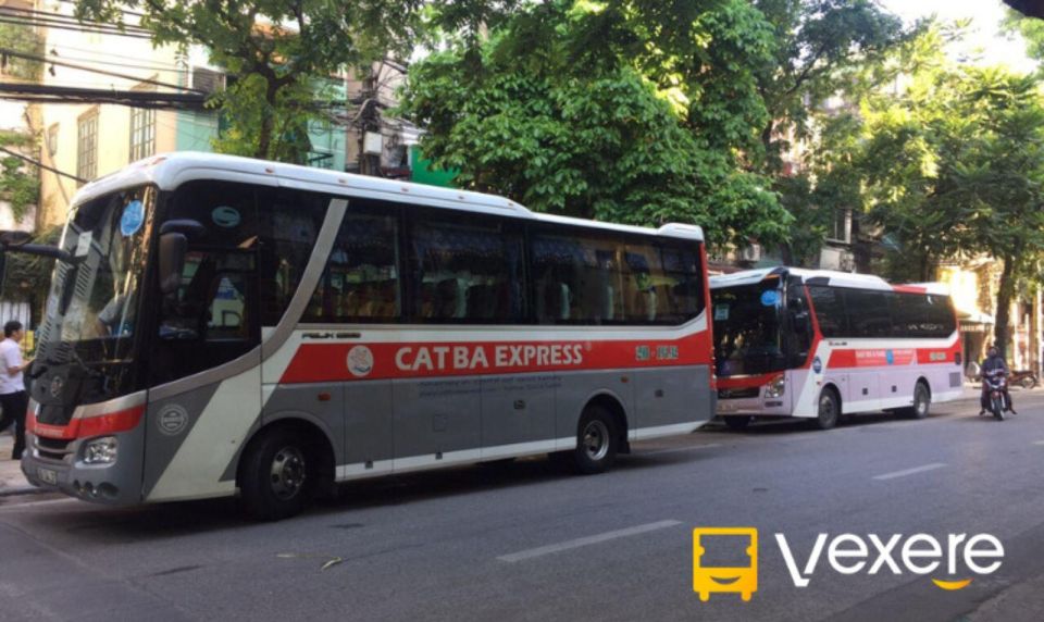 Bus Ticket Cat Ba - Hanoi ( Bus+ Ferry ) - Pickup Locations and Details