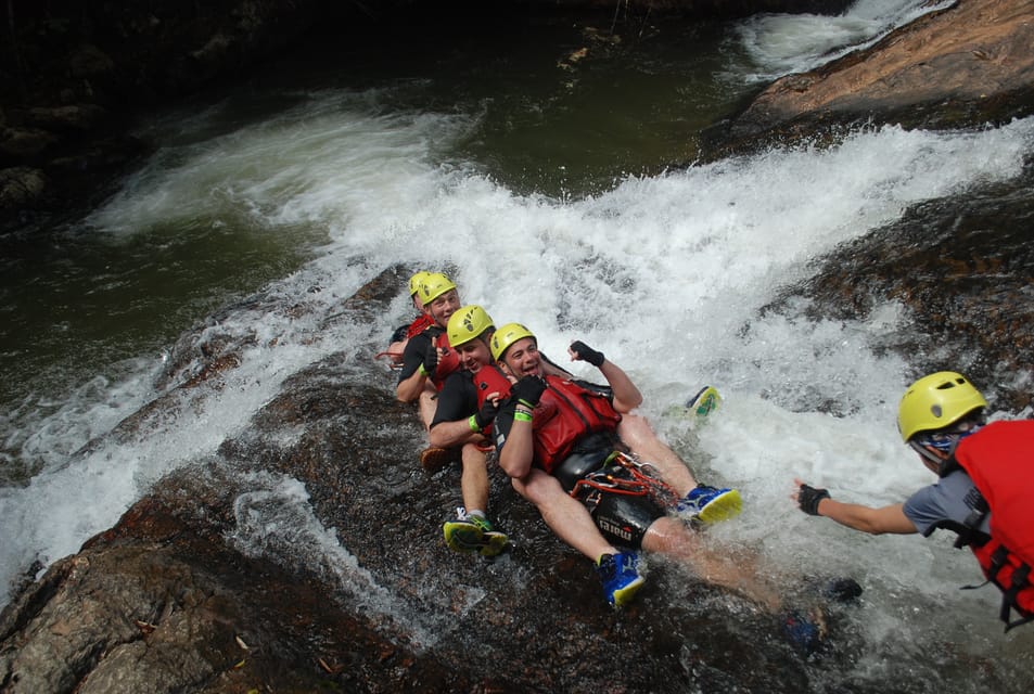 Canyoning Dalat Full Option With Lunch And Hot Chocolate - Included Features