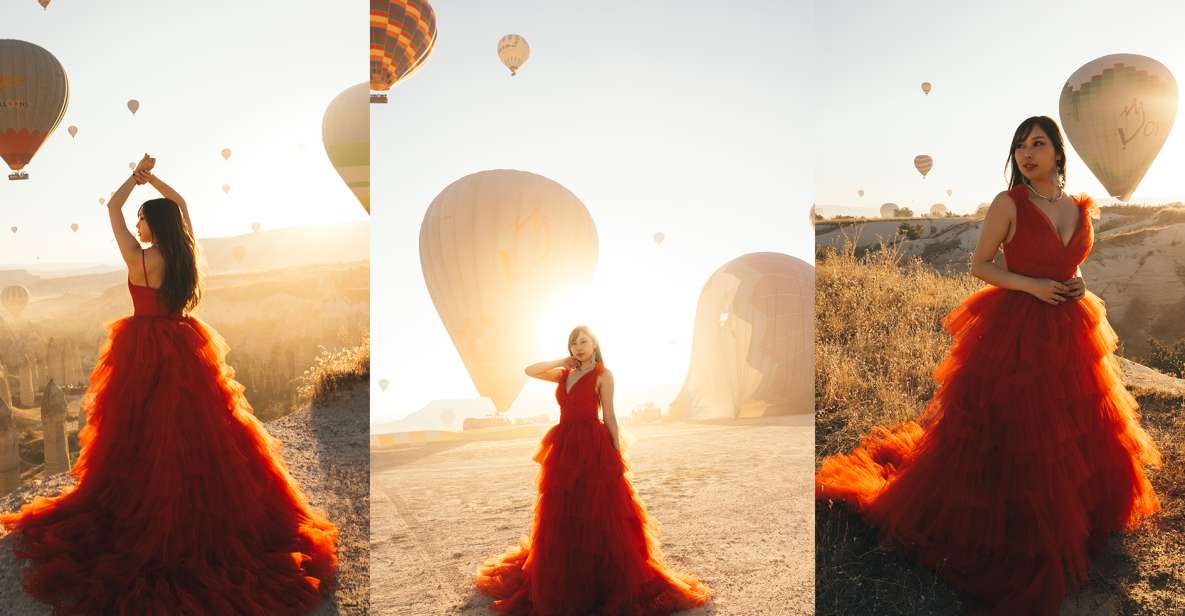 Cappadocia: Photo Shooting With Flying Dresses - Whats Included in the Package