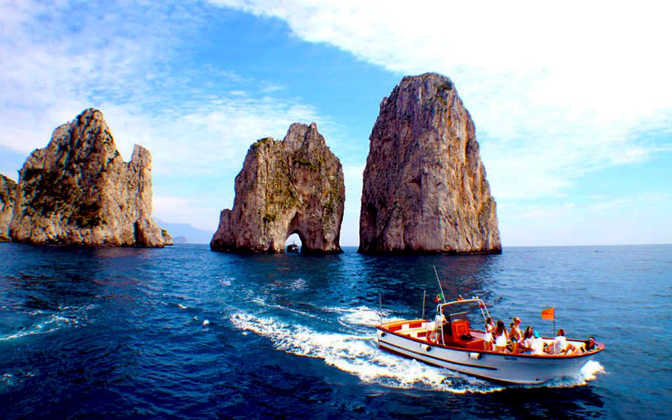 Capri: Island Boat Tour With Blue Grotto Stop - Detailed Itinerary