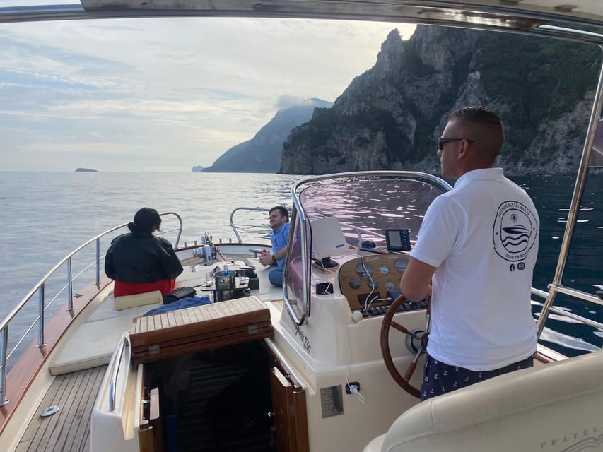 Capri Private Boat Tour From Positano or Praiano - Included Amenities and Refreshments