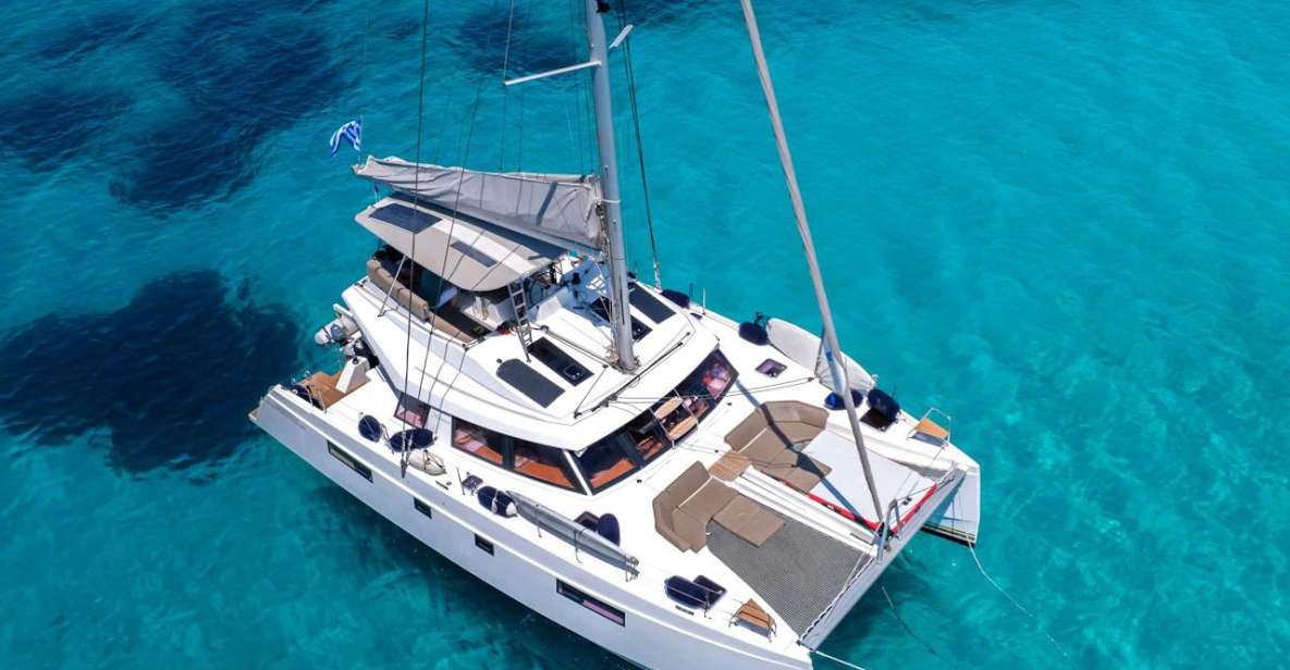 Chania: Morning Catamaran Cruise With Premium Lunch & Drinks - Onboard Amenities