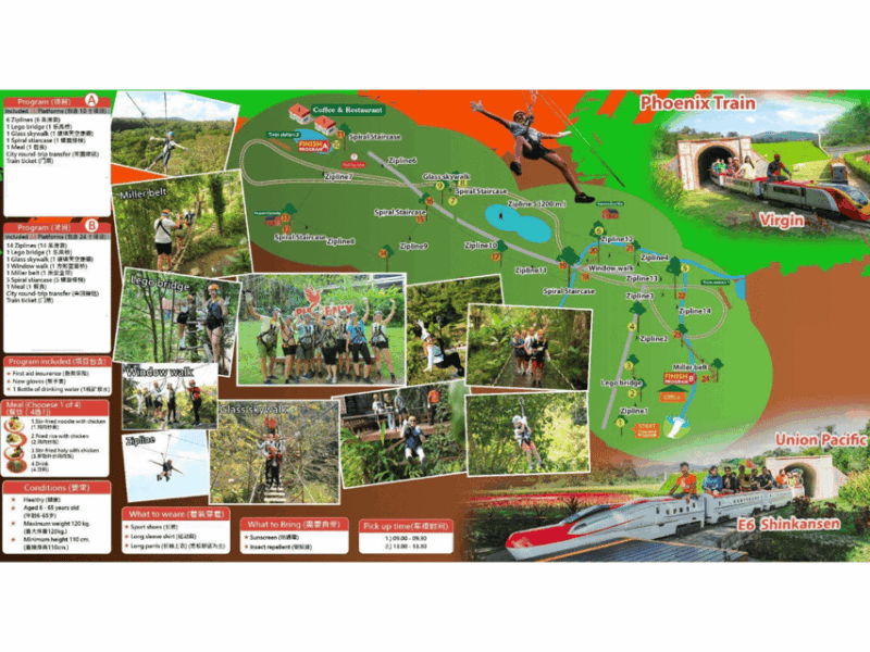 Chiang Mai: Zipline Adventure With Lunch & City Hotel Pickup - Zipline Options