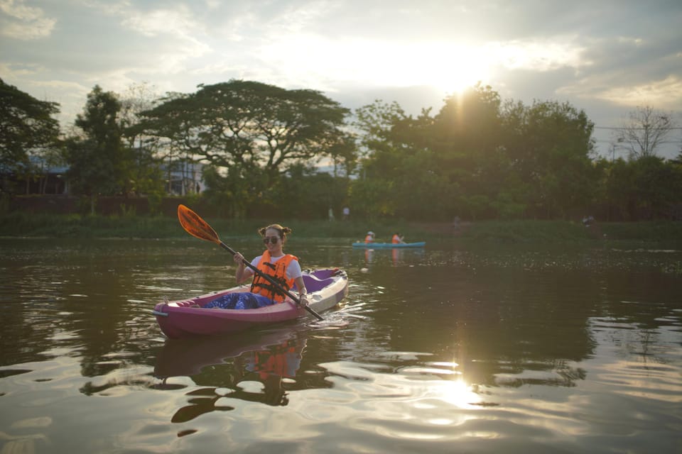 Chiang Mai:Explore Kayaking Through Mae Ping River on Sunset - Itinerary Highlights