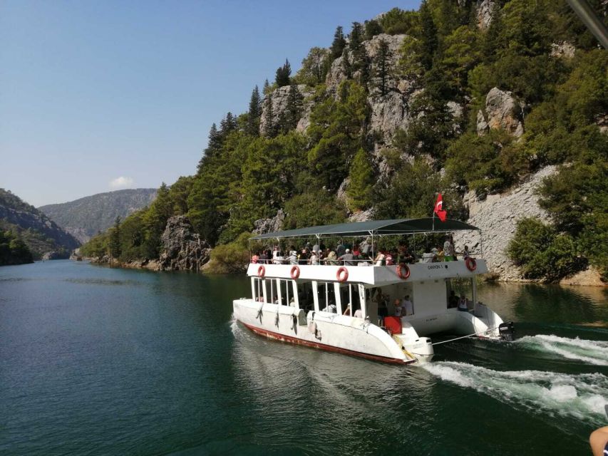 City of Side: Green Canyon Boat Tour With Lunch and Drinks - Itinerary Details