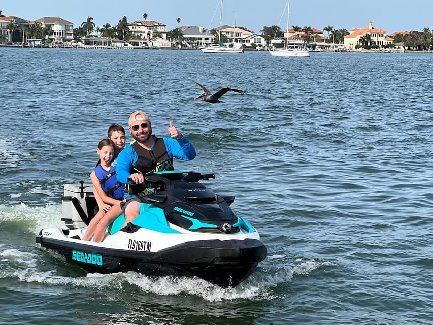 Clearwater: Dolphin Jet Ski Tour - 1 SKI FOR UP TO 3 PEOPLE - Safety and Regulations