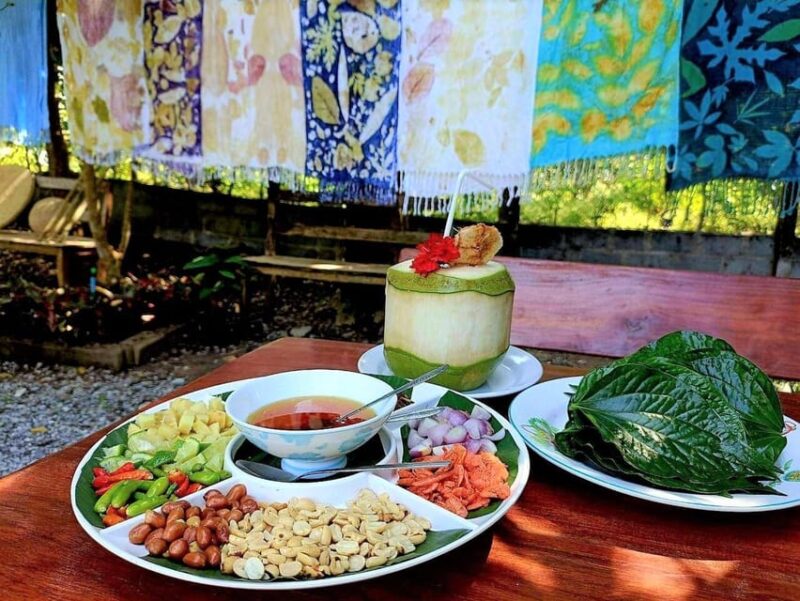 Cultural Immersion: Thai Cooking, Rice Farming, Eco Printing - Included in the Experience