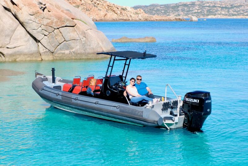 Day Trip by Rubber Boat in the La Maddalena Archipelago - Group Size and Pricing