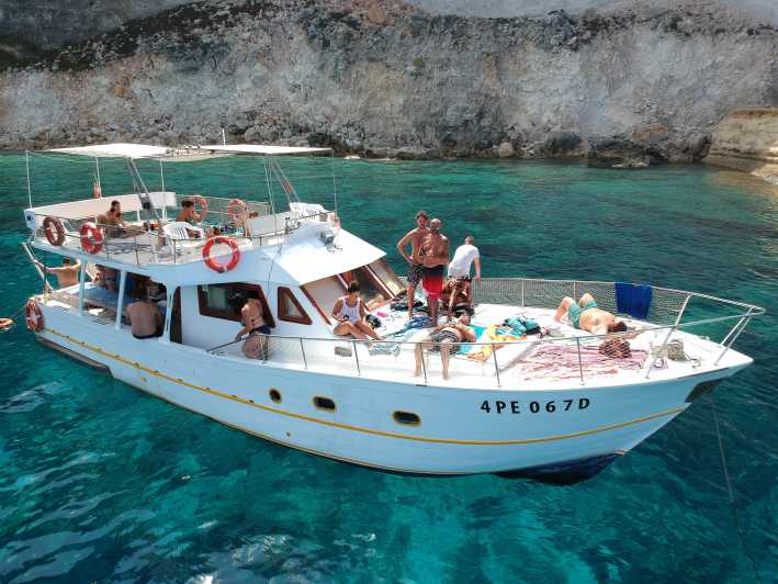 Daytime Boat Excursion in Lampedusa With Typical Local Lunch - Onboard Experience