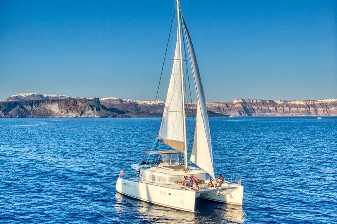 Deluxe Santorini Sailing With BBQ and Drinks Shared Tour - Stunning Coastal Exploration