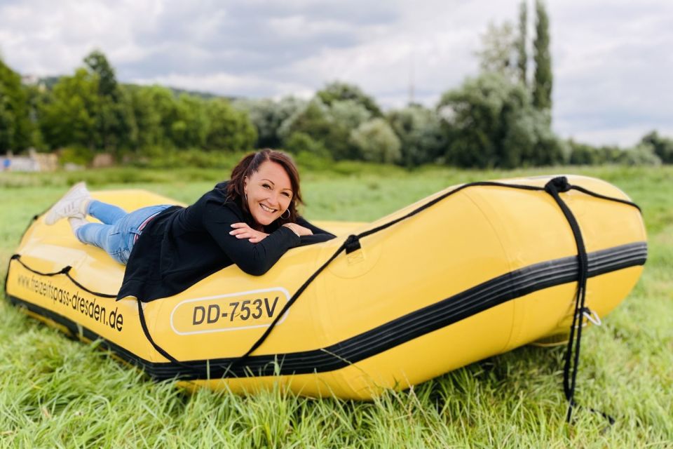 Dresden: Private Inflatable Boat Tour With Beer Garden Stop - Participation and Restrictions