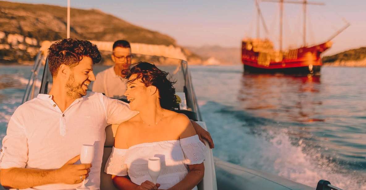 Dubrovnik: Private Boat Cruise at Sunset With Champagne - Itinerary and Sightseeing