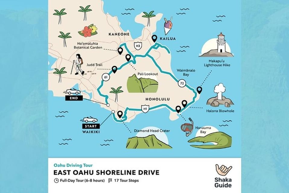 East Oahu Shoreline Drive: Audio Tour Guide - Important Information