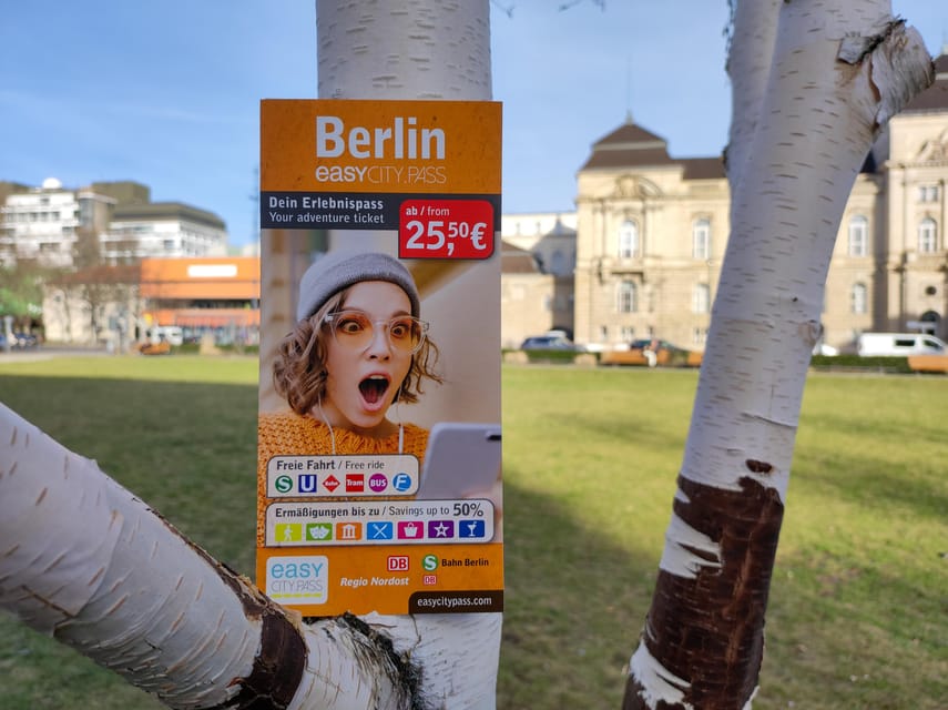 EasyCityPass Berlin Zone ABC: Public Transport and Discounts - Discounts and Attractions