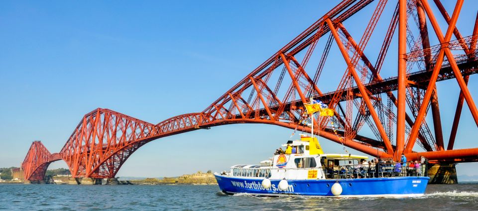 Edinburgh: Firth of Forth Three Bridges Sightseeing Cruise - Inchcolm Island Visit