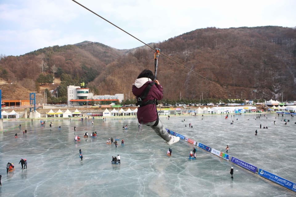 Eobi Ice Valley&Hwacheon Ice Fishing & Garden of Morningcalm - Highlights and Experiences