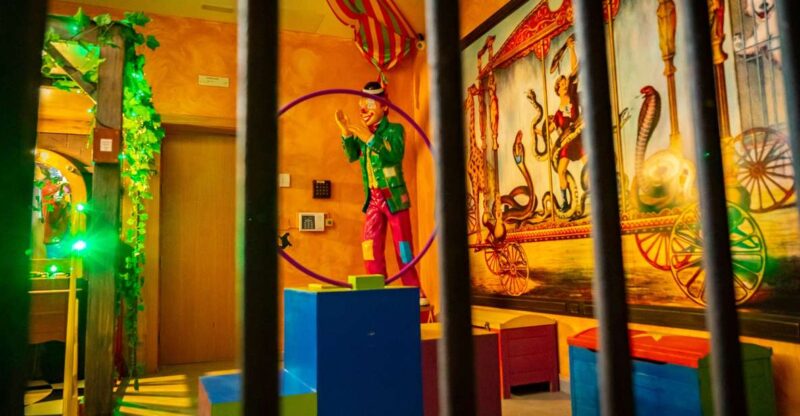 Escape Room the Gratest Show on Earth at Holidayworld - Game Scenario